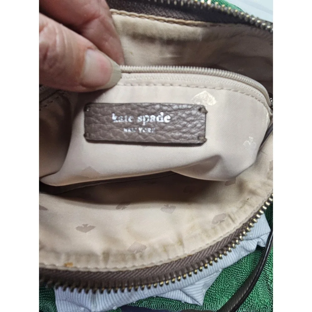 PRE OWNED GOOD 8/10 Kate Spade Jackson Top Zip‎ Crossbody WKRU5941-Brownstone